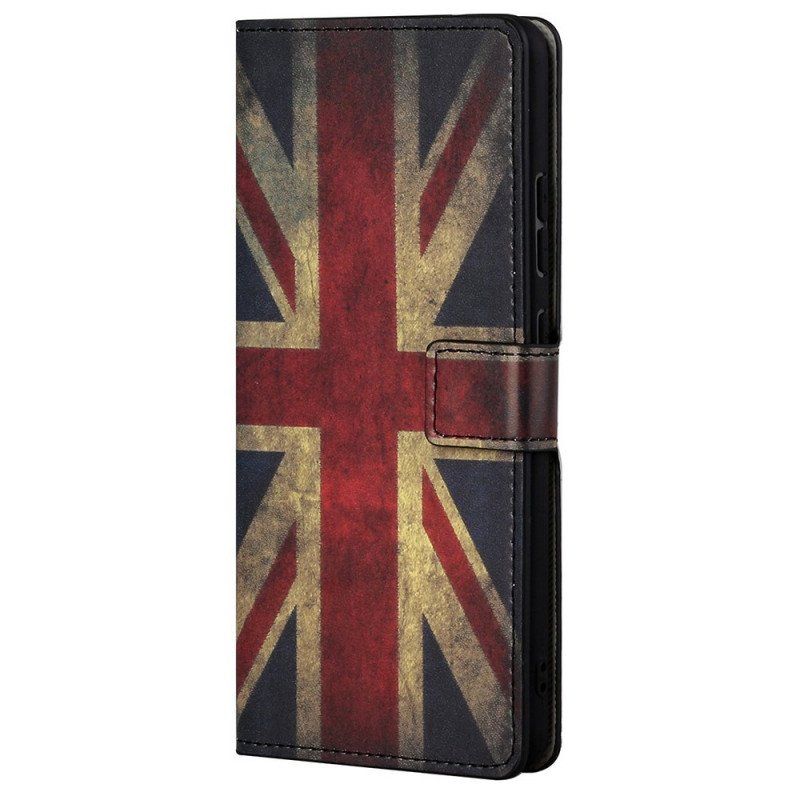 Etui Folio do Samsung Galaxy M23 5G Flaga Angielska