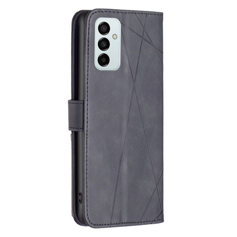 Etui Folio do Samsung Galaxy M23 5G Kolorowe Trójkąty Binfena