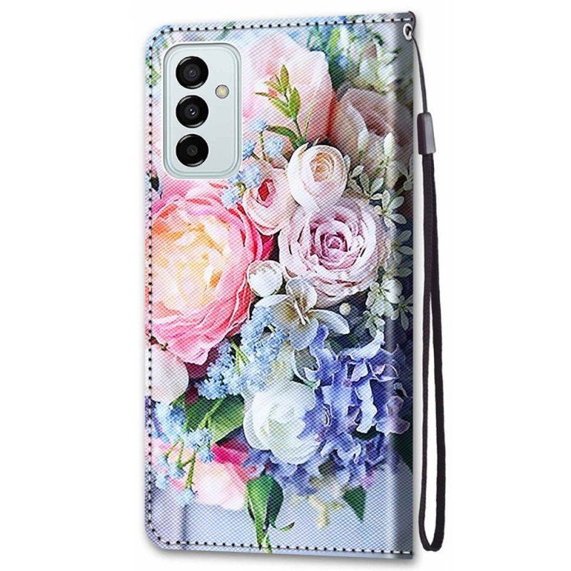 Etui Folio do Samsung Galaxy M23 5G Kwiatowy Cud