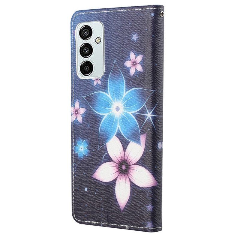 Etui Folio do Samsung Galaxy M23 5G Kwiaty Księżycowe