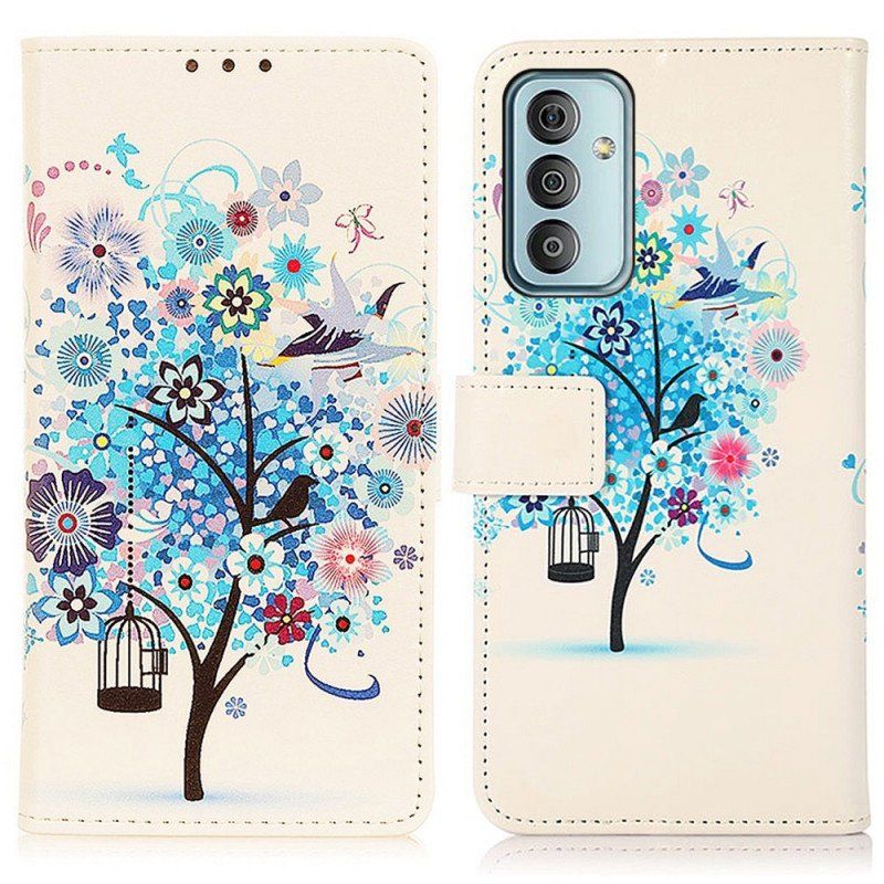 Etui Folio do Samsung Galaxy M23 5G Kwitnące Drzewo