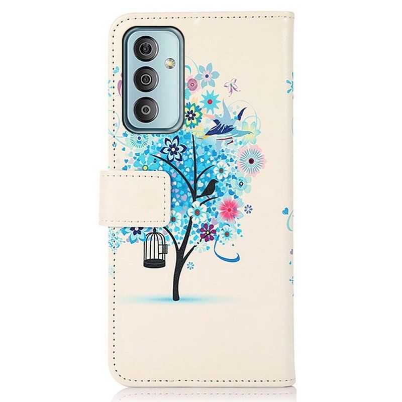 Etui Folio do Samsung Galaxy M23 5G Kwitnące Drzewo