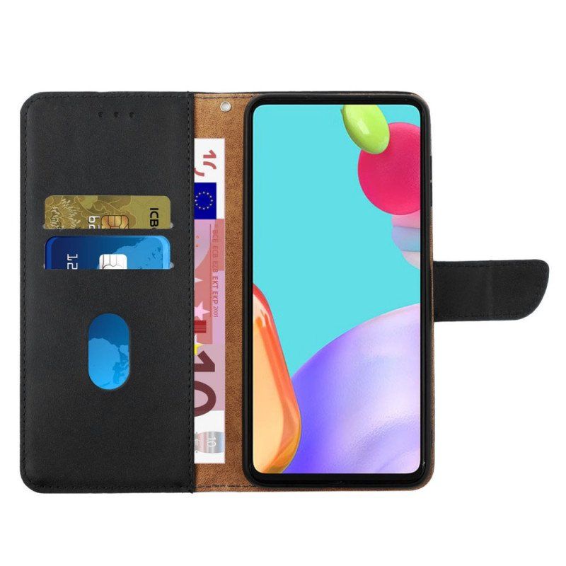 Etui Folio do Samsung Galaxy M23 5G Prawdziwa Skóra Nappa