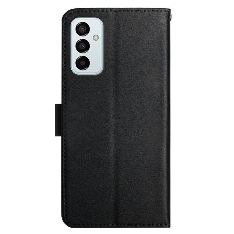 Etui Folio do Samsung Galaxy M23 5G Prawdziwa Skóra Nappa