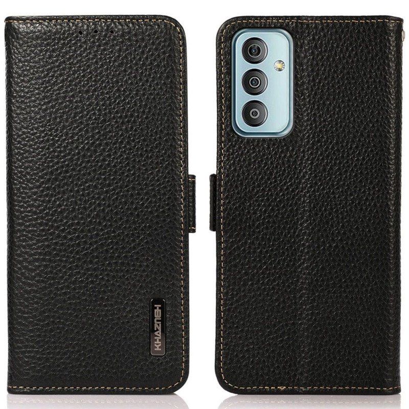 Etui Folio do Samsung Galaxy M23 5G Skóra Liczi Khazneh Rfid