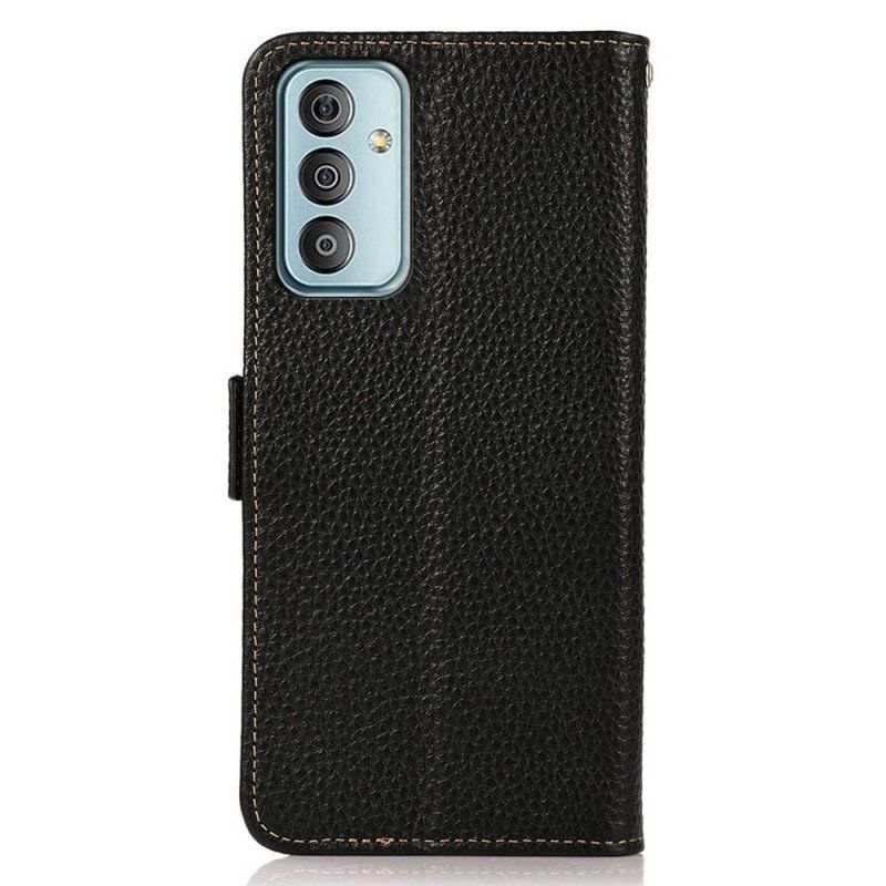 Etui Folio do Samsung Galaxy M23 5G Skóra Liczi Khazneh Rfid