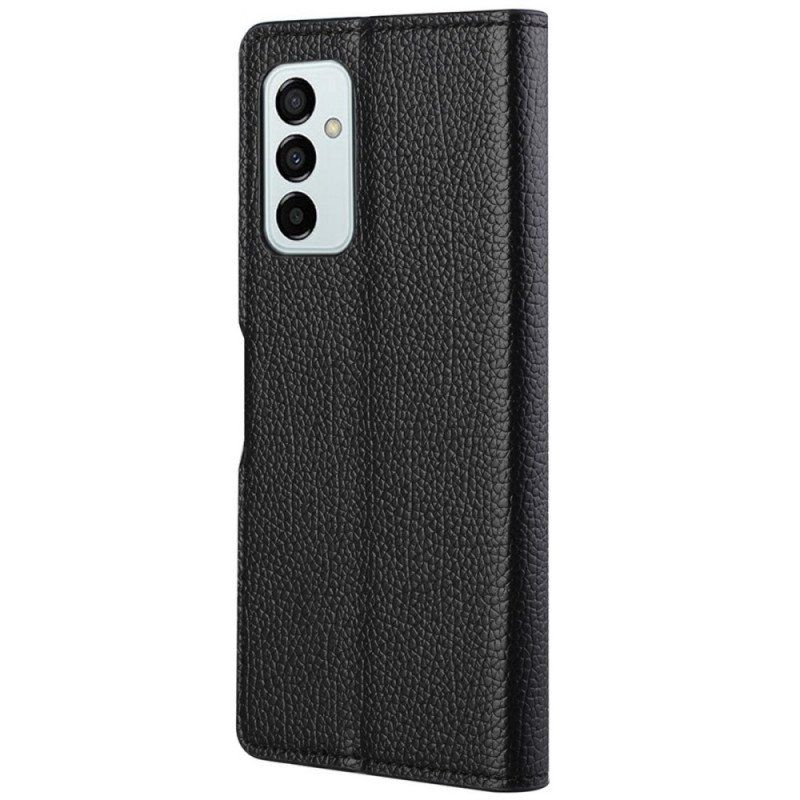 Etui Folio do Samsung Galaxy M23 5G Skórzana Tekstura Liczi