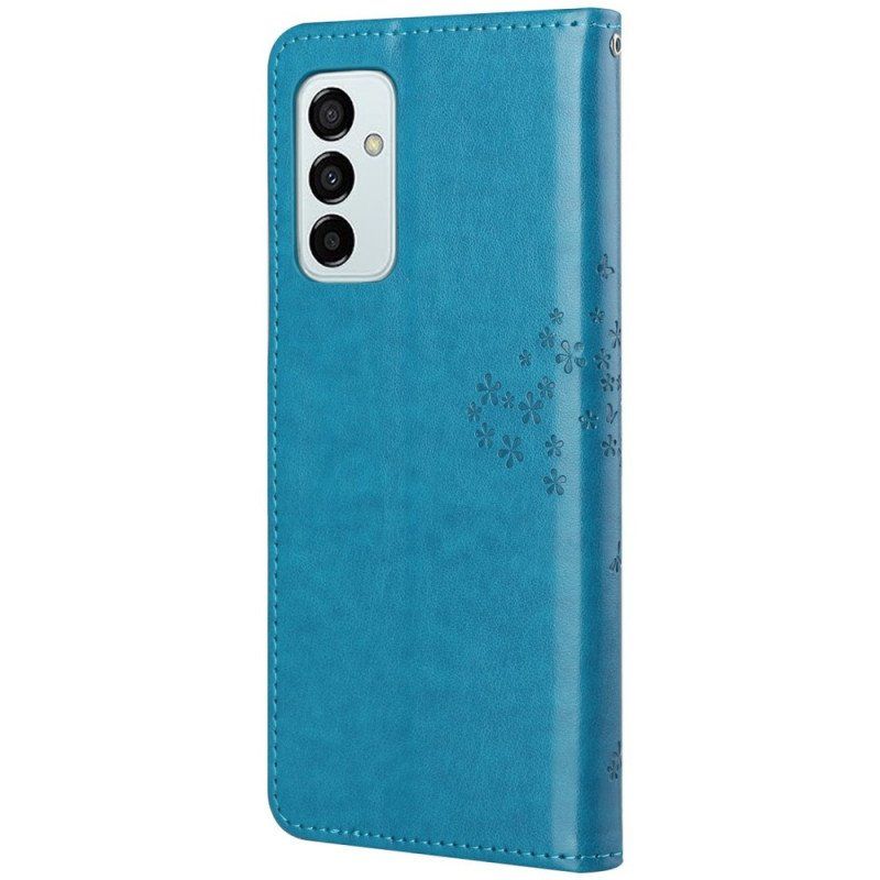 Etui Folio do Samsung Galaxy M23 5G Sowa Drzewo