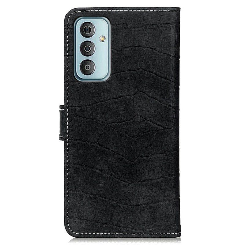 Etui Folio do Samsung Galaxy M23 5G Styl Skóry Krokodyla