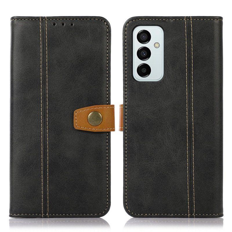 Etui Folio do Samsung Galaxy M23 5G Taśma Tapicerska