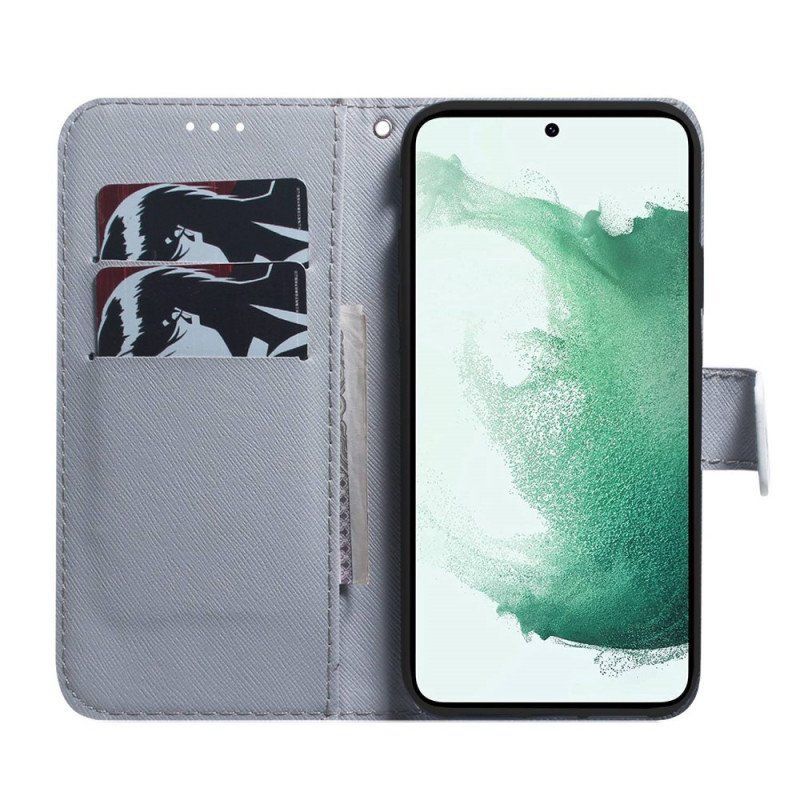 Etui Folio do Samsung Galaxy M33 5G Biały Tygrys