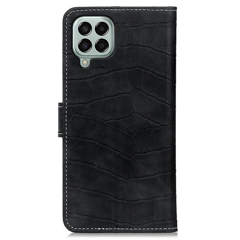 Etui Folio do Samsung Galaxy M33 5G Efekt Skóry Krokodyla