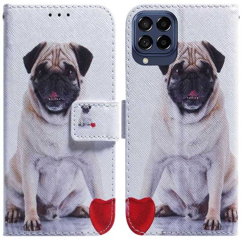 Etui Folio do Samsung Galaxy M33 5G Mops Pies