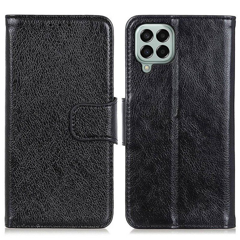 Etui Folio do Samsung Galaxy M33 5G Prawdziwa Skóra Nappa