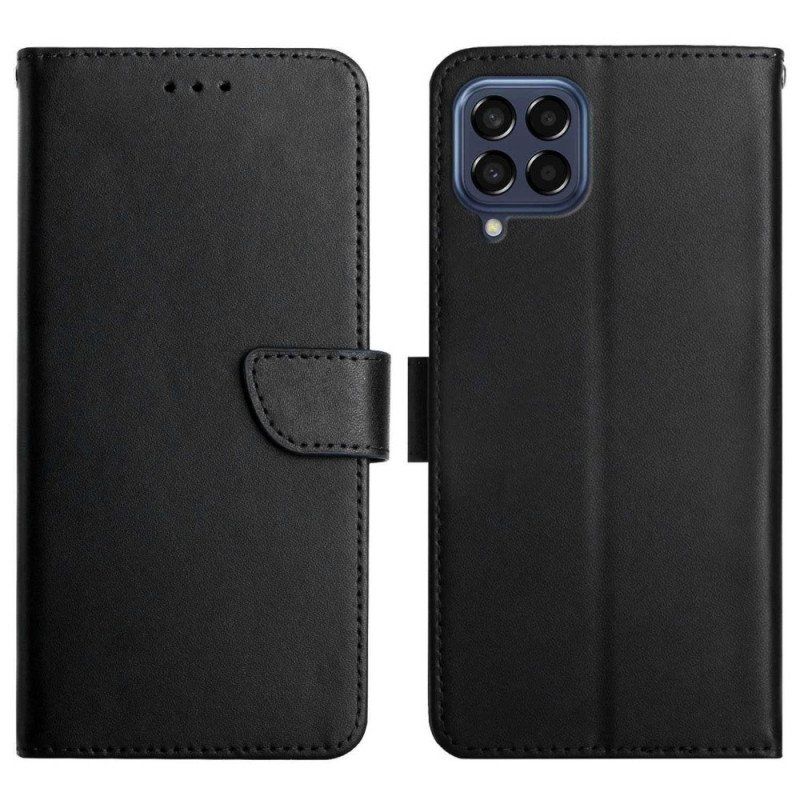 Etui Folio do Samsung Galaxy M33 5G Prawdziwa Skóra Nappa