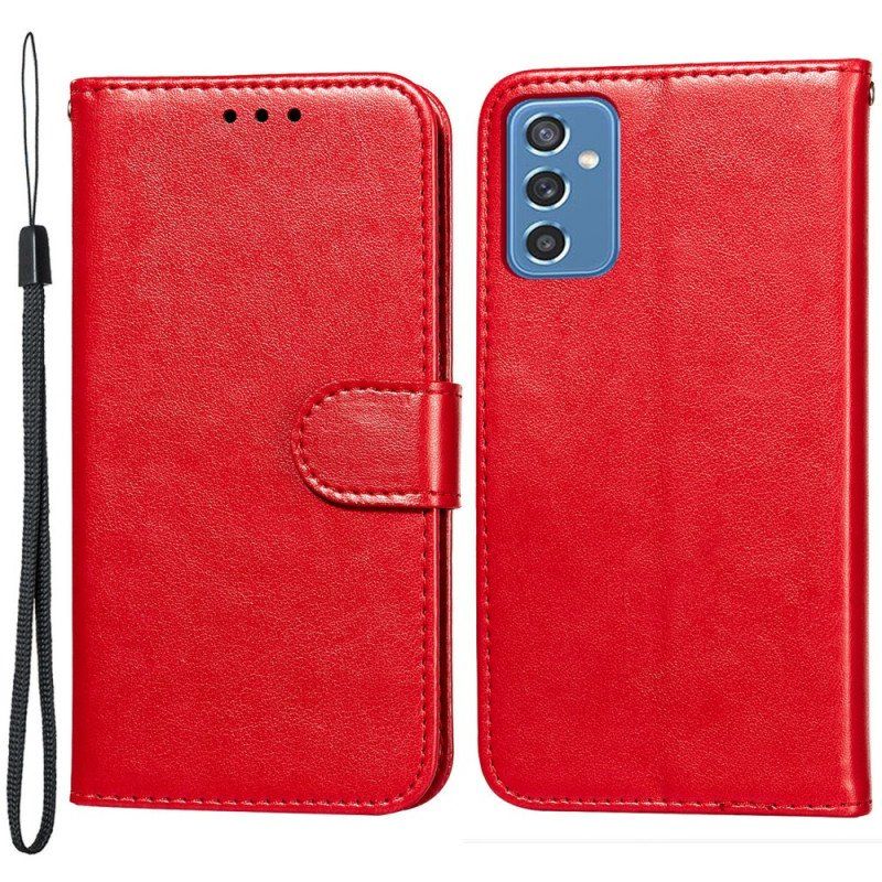 Etui Folio do Samsung Galaxy M52 5G Gruba Skóra