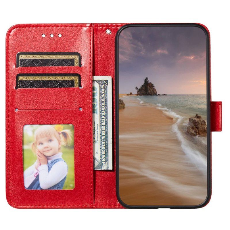 Etui Folio do Samsung Galaxy M52 5G Gruba Skóra