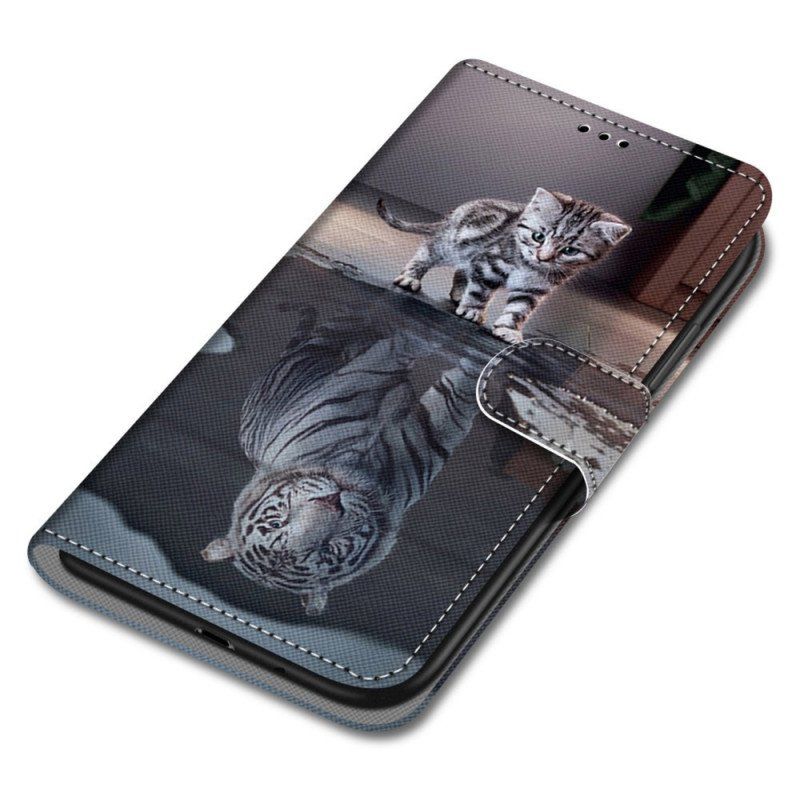 Etui Folio do Samsung Galaxy M52 5G Kocie Marzenie