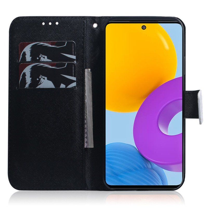 Etui Folio do Samsung Galaxy M52 5G Kubuś O Północy