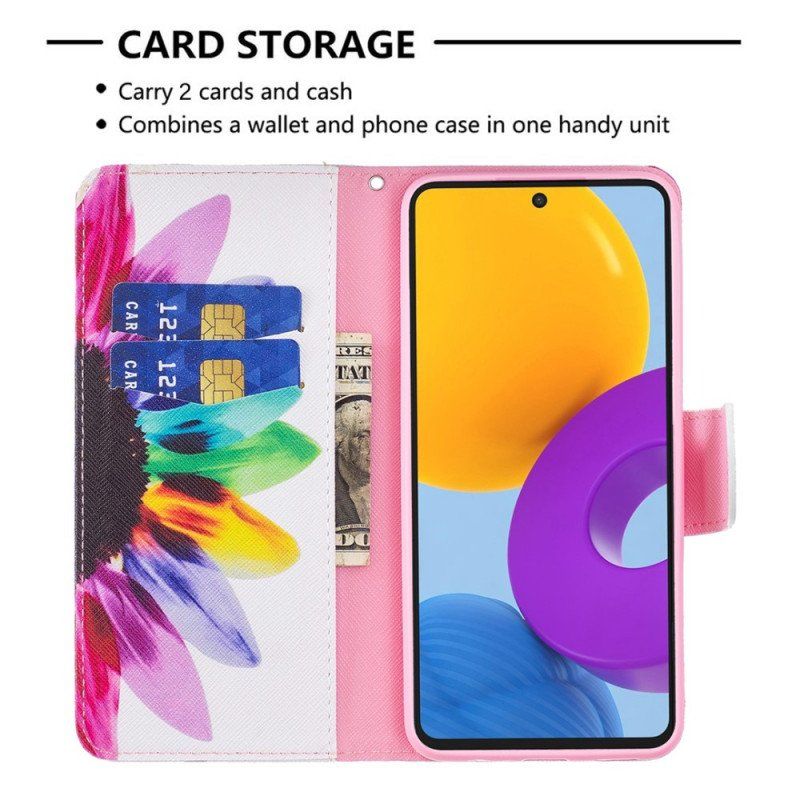 Etui Folio do Samsung Galaxy M52 5G Kwiat