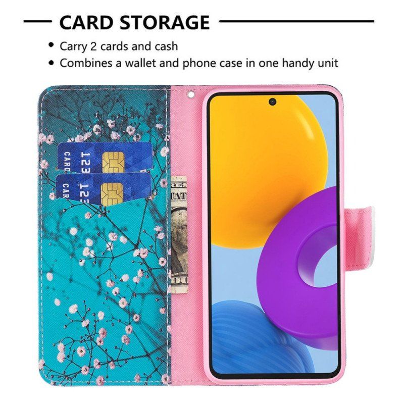 Etui Folio do Samsung Galaxy M52 5G Kwitnące Drzewo