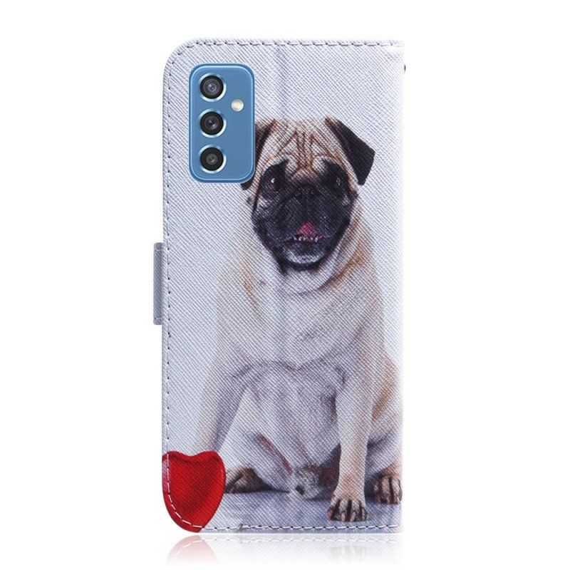 Etui Folio do Samsung Galaxy M52 5G Mops Pies