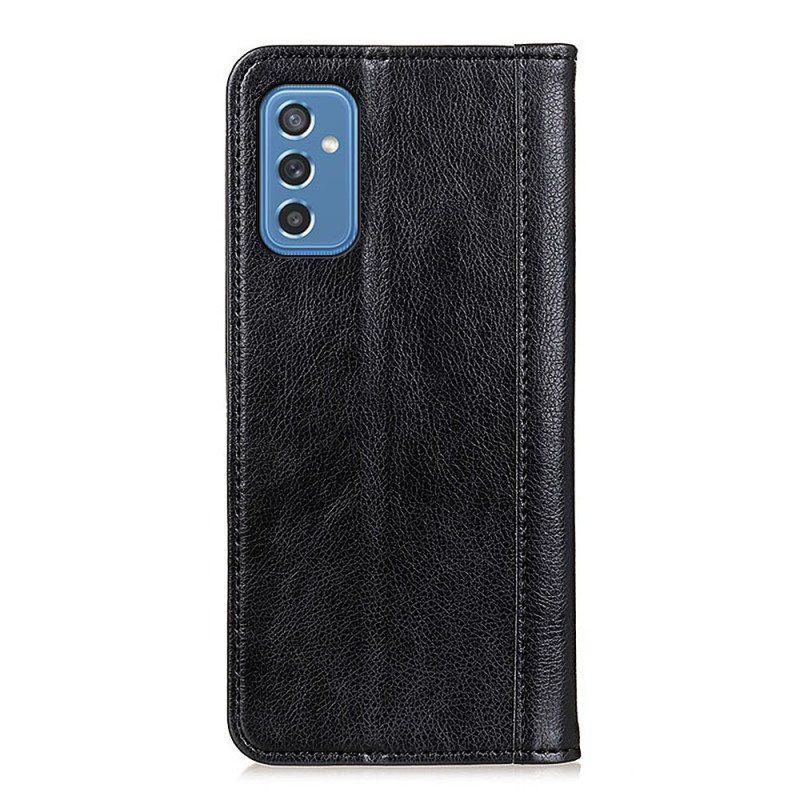 Etui Folio do Samsung Galaxy M52 5G Pleciona Skóra