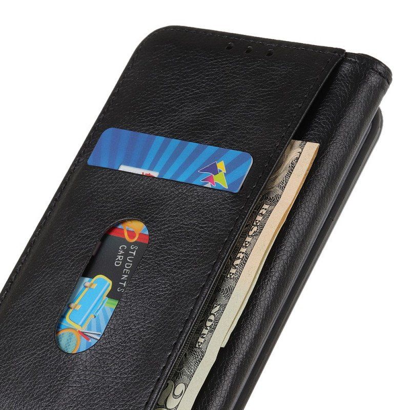 Etui Folio do Samsung Galaxy M52 5G Pleciona Skóra