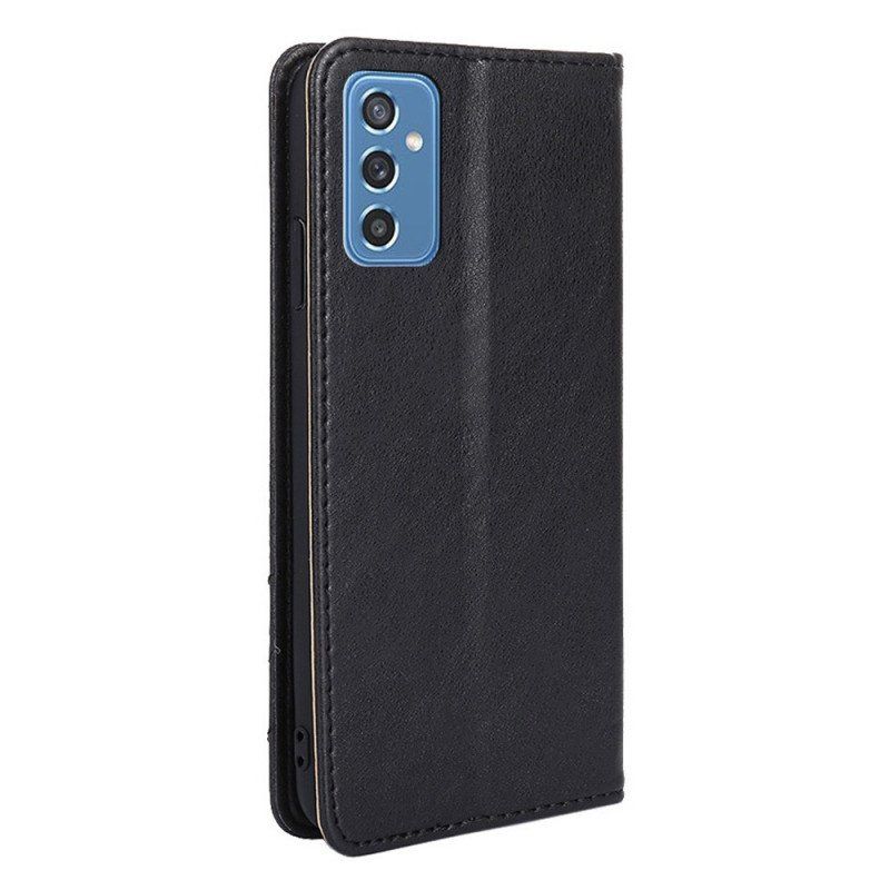 Etui Folio do Samsung Galaxy M52 5G Szczotkowana Skóra