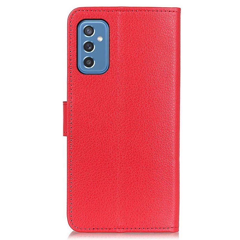 Etui Folio do Samsung Galaxy M52 5G Tekstura Liczi