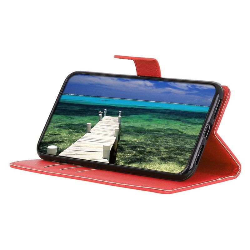 Etui Folio do Samsung Galaxy M52 5G Tekstura Liczi