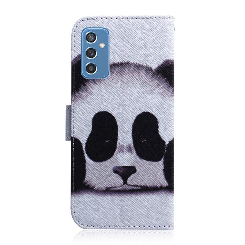 Etui Folio do Samsung Galaxy M52 5G Twarz Pandy