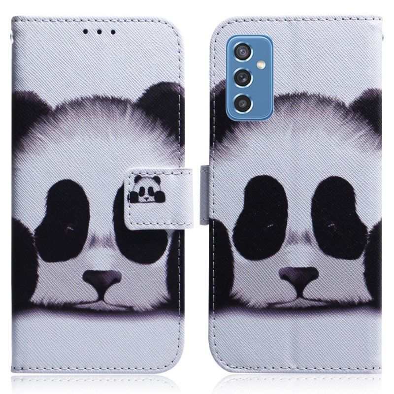 Etui Folio do Samsung Galaxy M52 5G Twarz Pandy