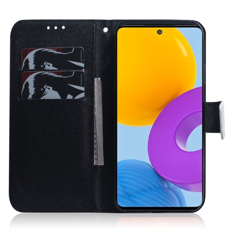 Etui Folio do Samsung Galaxy M52 5G Twarz Pandy