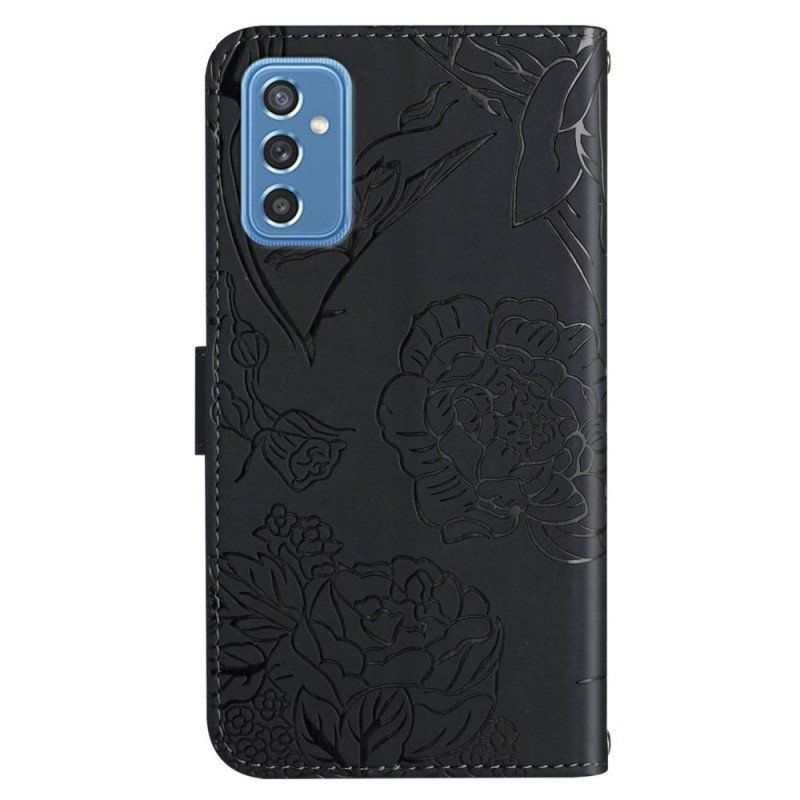 Etui Folio do Samsung Galaxy M52 5G Wzory Róż