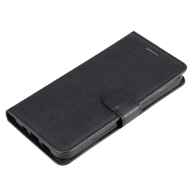 Etui Folio do Samsung Galaxy M52 5G z Łańcuch Paskowata Matowa Skóra