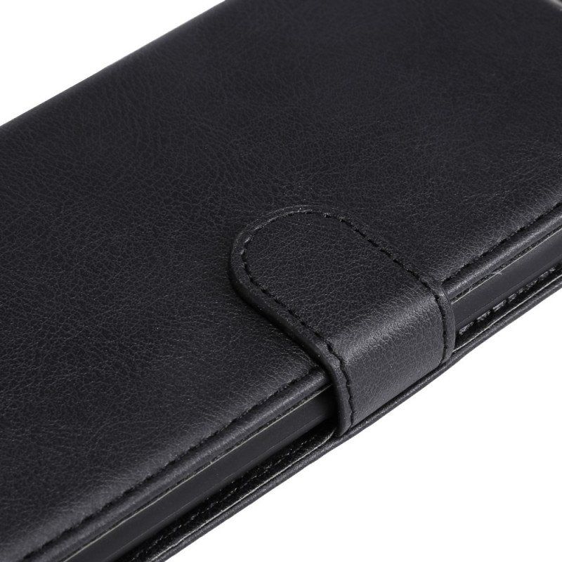 Etui Folio do Samsung Galaxy M52 5G z Łańcuch Paskowata Matowa Skóra