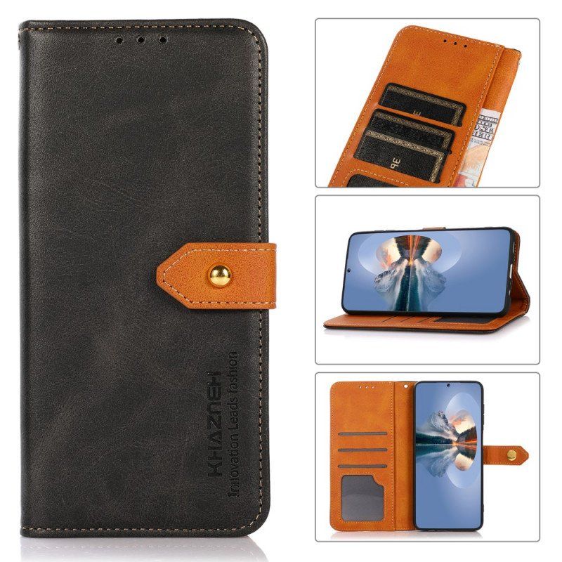 Etui Folio do Samsung Galaxy M52 5G Z Paskiem Khazneh