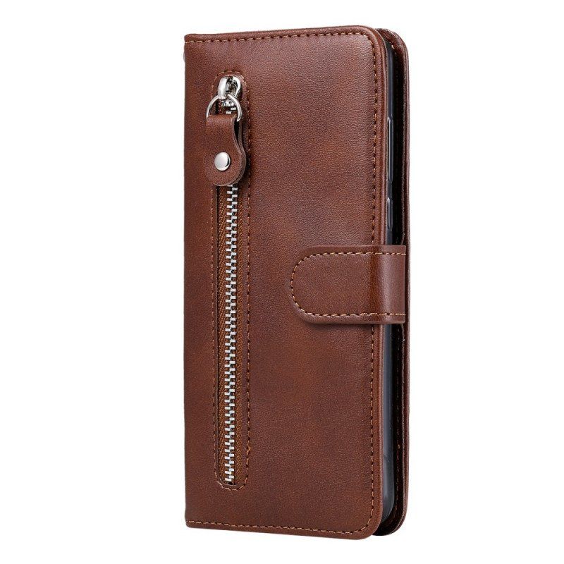 Etui Folio do Samsung Galaxy M52 5G Zamek Błyskawiczny