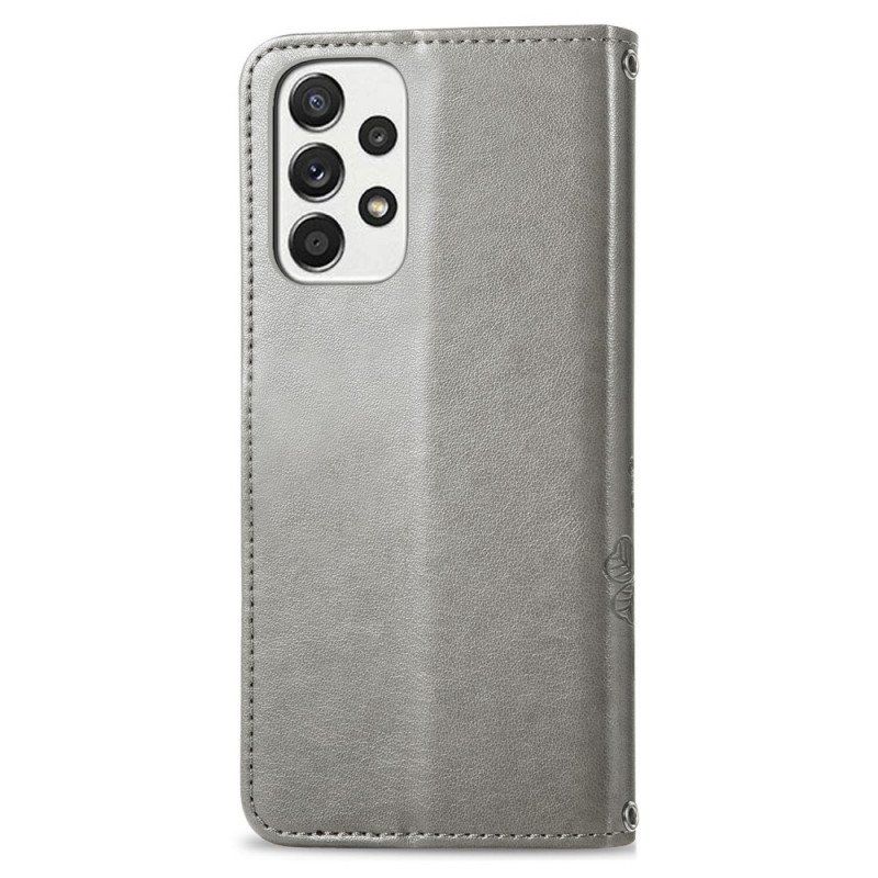 Etui Folio do Samsung Galaxy M53 5G Czterolistna Koniczyna