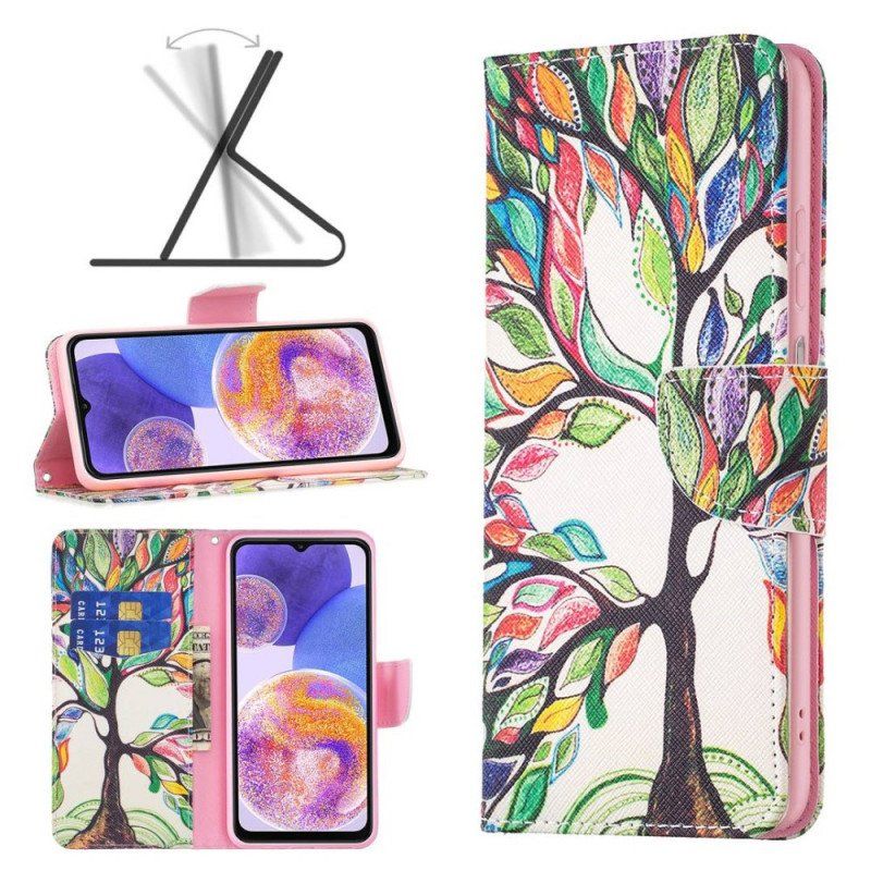 Etui Folio do Samsung Galaxy M53 5G Drzewo