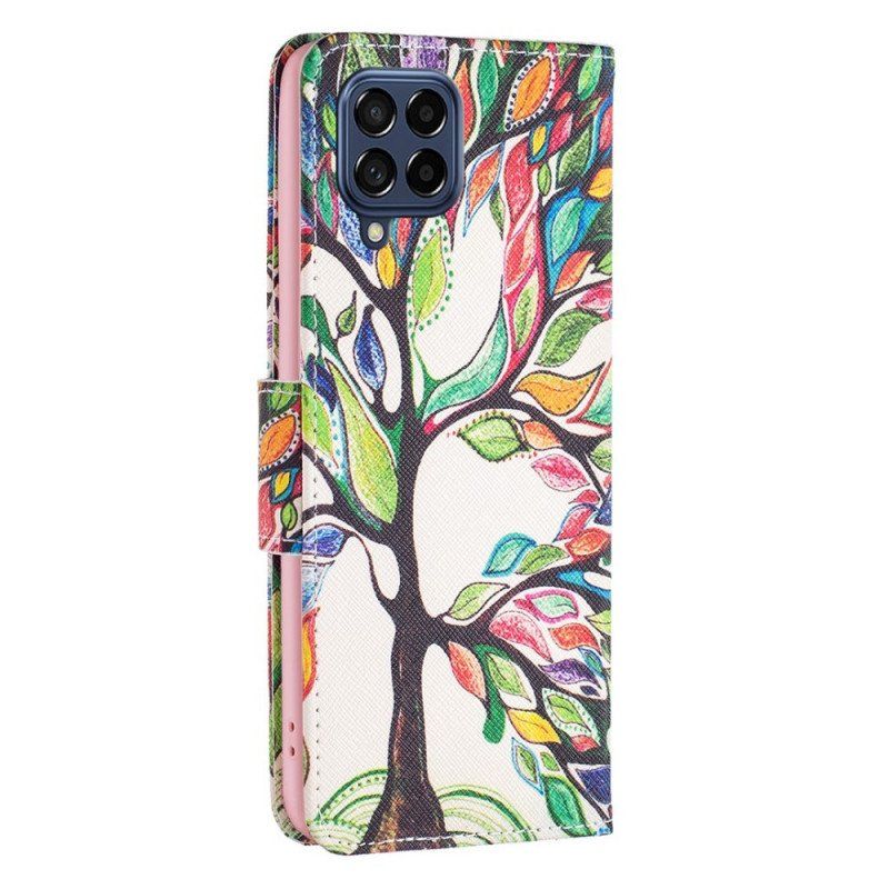 Etui Folio do Samsung Galaxy M53 5G Drzewo