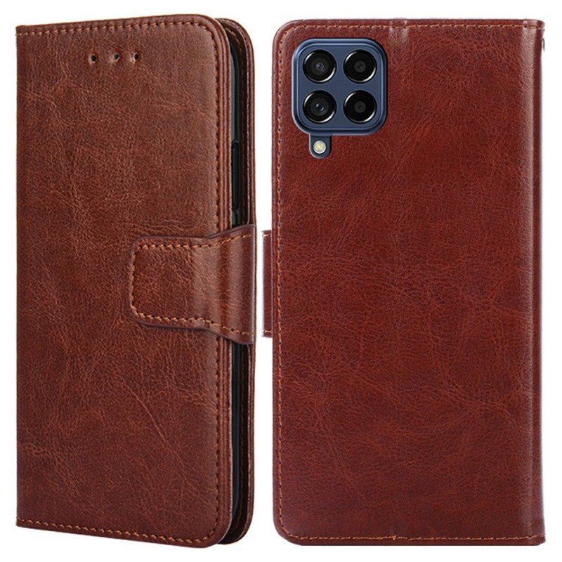 Etui Folio do Samsung Galaxy M53 5G Efekt Skóry Vintage