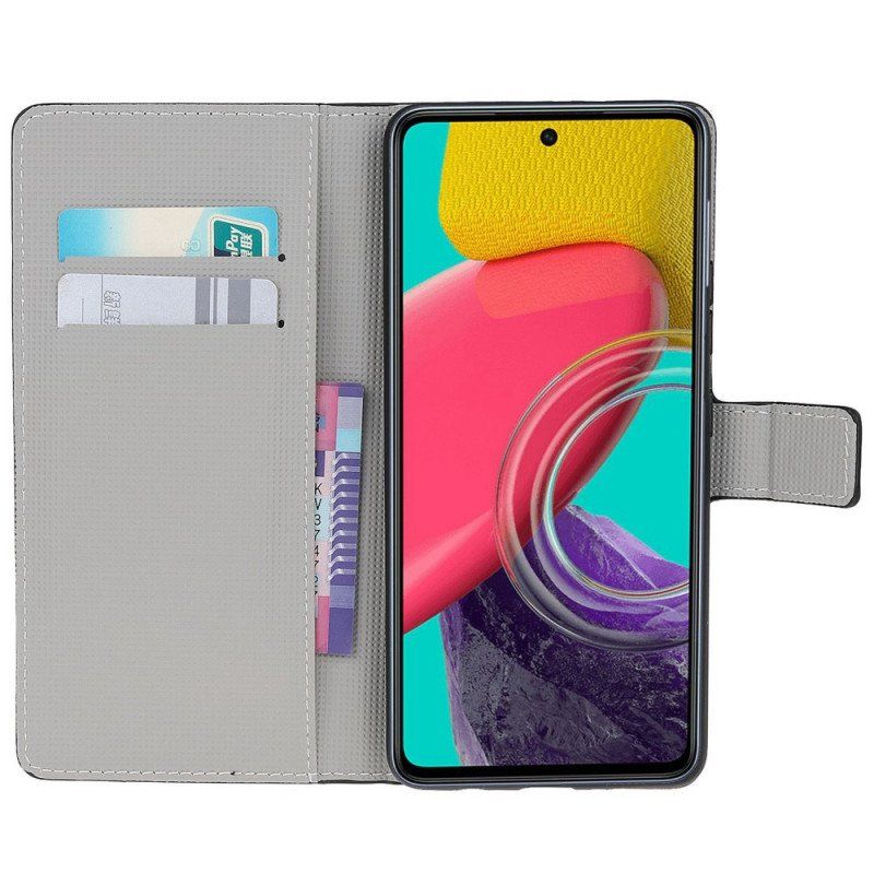 Etui Folio do Samsung Galaxy M53 5G Flaga Angielska