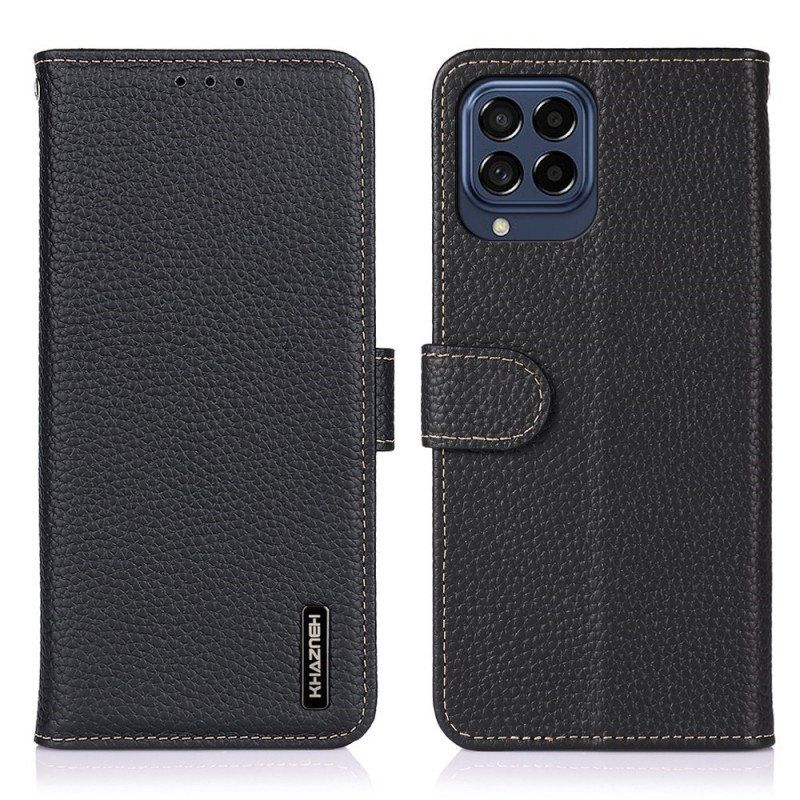 Etui Folio do Samsung Galaxy M53 5G Khazneh Skóra Liczi