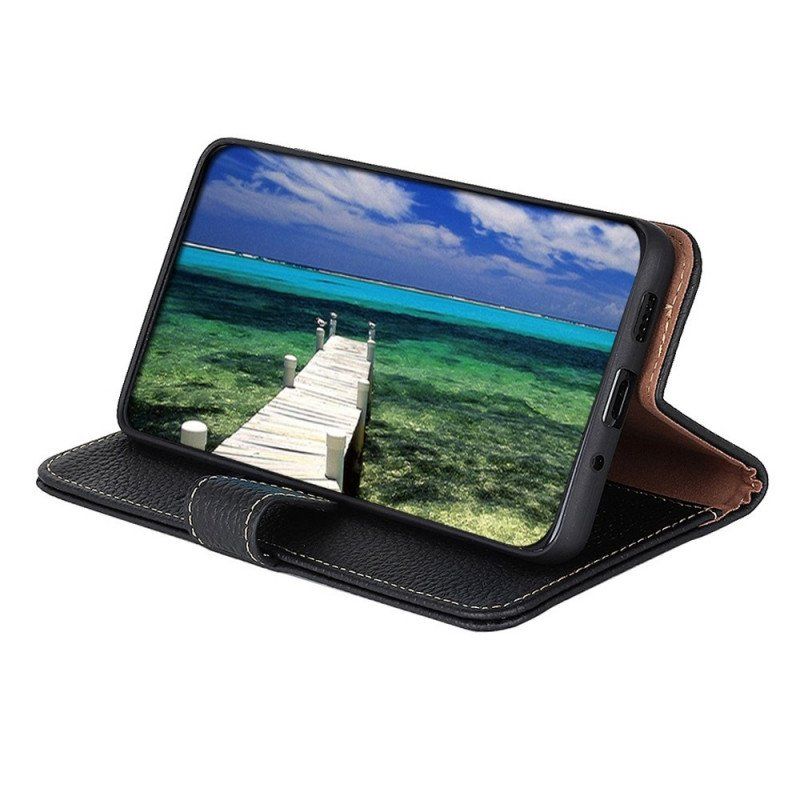 Etui Folio do Samsung Galaxy M53 5G Khazneh Skóra Liczi