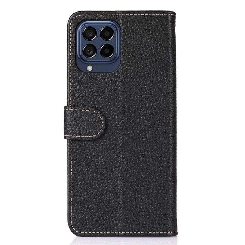 Etui Folio do Samsung Galaxy M53 5G Khazneh Skóra Liczi