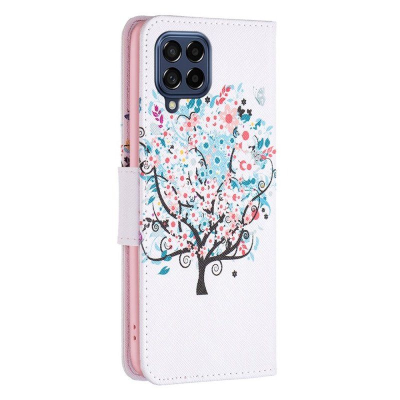 Etui Folio do Samsung Galaxy M53 5G Kwitnące Drzewo