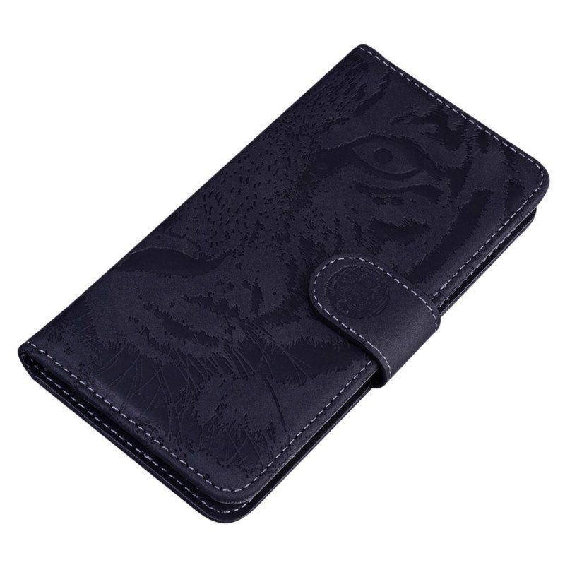 Etui Folio do Samsung Galaxy M53 5G Nadruk Tygrysa