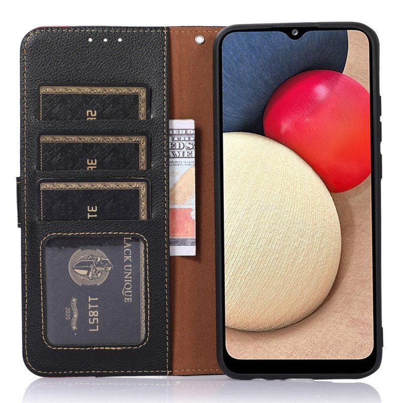 Etui Folio do Samsung Galaxy M53 5G Rfid Khazneh W Stylu Liczi